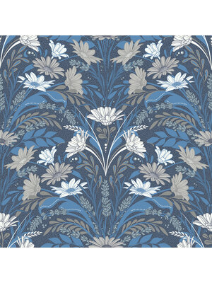 Dutch Wallcoverings Sunnano - Värmdö Blue - Blauw Dutch Wallcoverings Sunnano - Värmdö Blue - Blauw