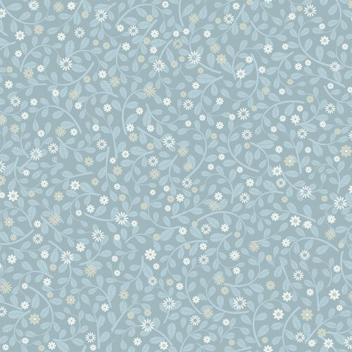 Dutch Wallcoverings Sunnano - Hummelvik Blue - Blauw
