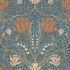 Dutch Wallcoverings FC Apelviken- Filippa Blue/blush - 33009 Dutch Wallcoverings FC Apelviken- Filippa Blue/blush - 33009