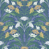 Dutch Wallcoverings Sunnano - Värmdö Blue/Yellow - Blauw/Geel