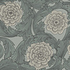 Dutch Wallcoverings FC Blomstermala- Rosa Blue/grey  - 51009