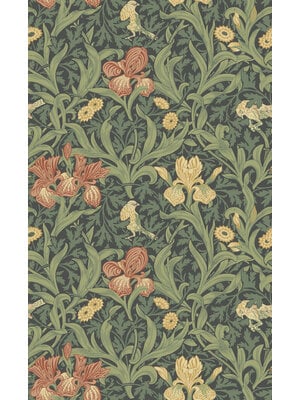 Dutch Wallcoverings Hidden Treasures 2 -Iris Blue/Green - Blauw/Groen