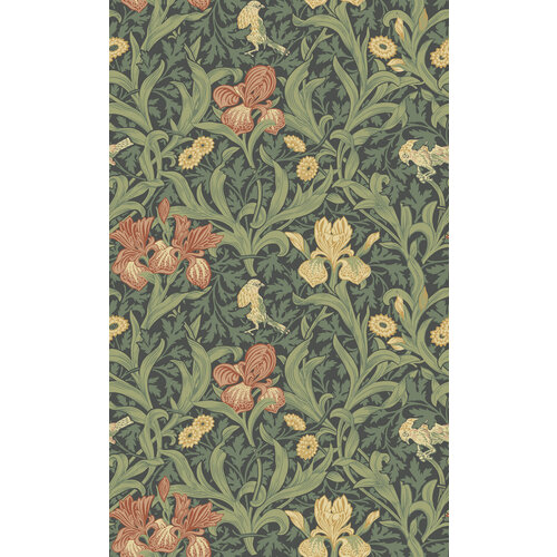 Dutch Wallcoverings Hidden Tr2 -Iris Blue/Green - Blauw/Groen