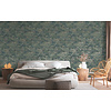 Dutch Wallcoverings Khalili - Ozbek Teal/Navy - Blauw/Groen