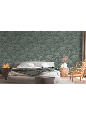 Dutch Wallcoverings FC Khalili- Ozbek Teal/Navy - 65901