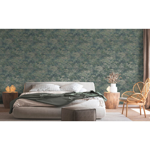 Dutch Wallcoverings Khalili - Ozbek Teal/Navy - Blauw/Groen