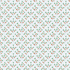 Dutch Wallcoverings Rosenlycka - Strawberries Blue - Blauw/Groen/Rood