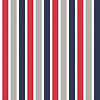 Dutch Wallcoverings Joy - Strepen - Blauw/Rood/Grijs