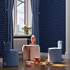 Dutch Wallcoverings Joy - Sterren - Blauw/Wit