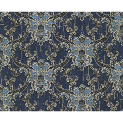 Dutch Wallcoverings Yudashkin 5 10X1,06M - Blauw/Zwart/Goud