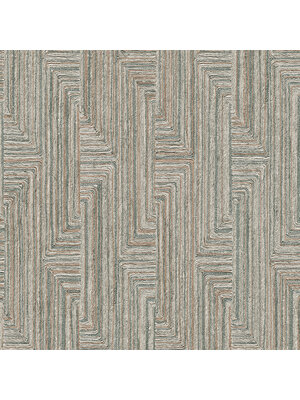 Dutch Wallcoverings Santa Fé Retro String Motif - Blue Dutch Wallcoverings Santa Fé Retro String Motif - Blue