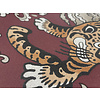 Dutch Wallcoverings Khalili - Tora Maroon - Bordeaux/Oranje