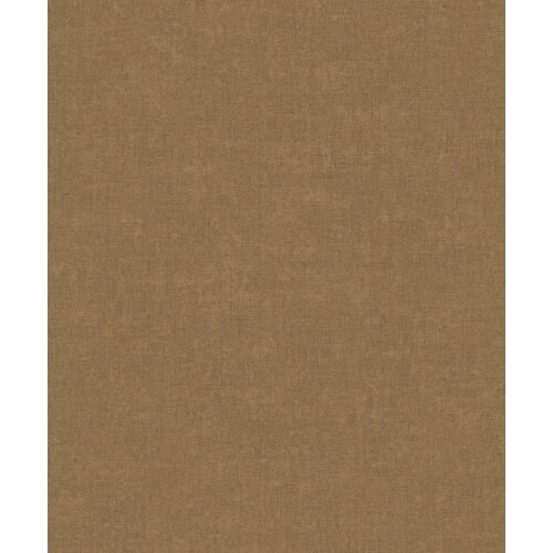 Dutch Wallcoverings Vlies Textured Touch Uni - Brown/Gold