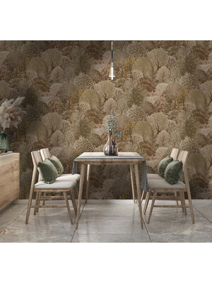 Dutch Wallcoverings Arboretum - Arboretum Neutral - Bruin