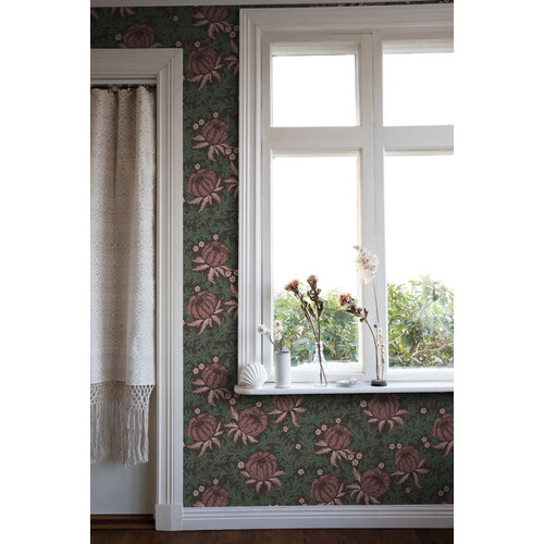 Dutch Wallcoverings Havsblick - Arthur Brown - Bruin