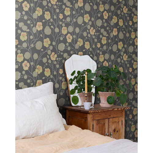 Dutch Wallcoverings Langenas - Krasseslinga Dark - Bruin