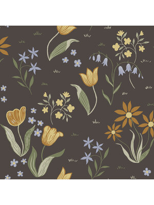 Dutch Wallcoverings FC Langenas- Tulpandans Brown - 12313