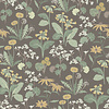 Dutch Wallcoverings Ortagard - Magdalena Brown - Bruin