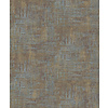 Dutch Wallcoverings Level Two - Antazit - Bruin/Blauw