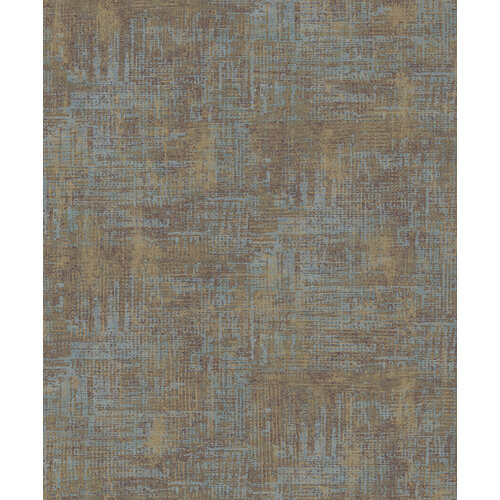 Dutch Wallcoverings Level Two - Antazit - Bruin/Blauw