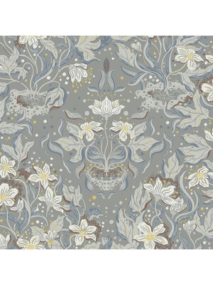 Dutch Wallcoverings FC Fägring- Lisa bruin/grijs - 22018