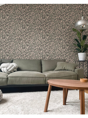Dutch Wallcoverings FC Klara & Tove- Magnolia Dark pink - 26009