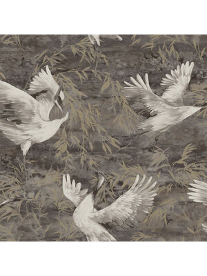 Dutch Wallcoverings Patagonia - Sarus - Charcoal