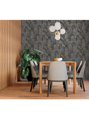 Dutch Wallcoverings Patagonia - Zarci - Charcoal