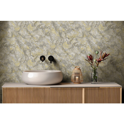 Dutch Wallcoverings Arabesque - Levanto Marble Cream - Creme