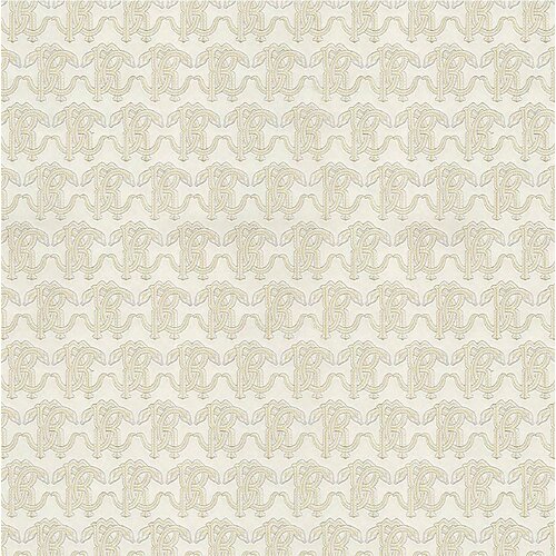 Dutch Wallcoverings Roberto Cavalli 9 - Logo - Creme