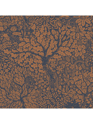 Dutch Wallcoverings Hjärterum - Olle - Donkerblauw Dutch Wallcoverings Hjärterum - Olle - Donkerblauw