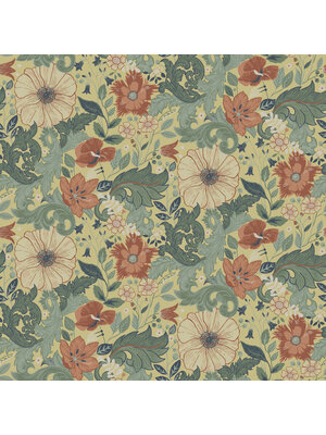 Dutch Wallcoverings Angas - Victor Yellow - Geel