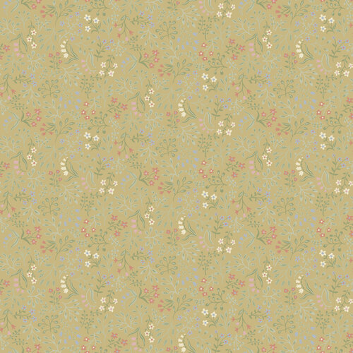 Dutch Wallcoverings Angas - Marie Yellow - Geel