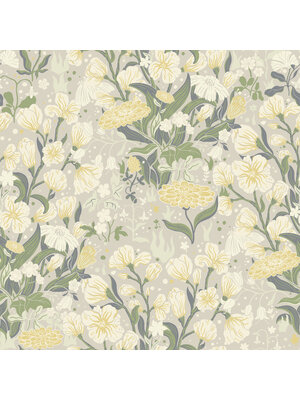 Dutch Wallcoverings Fägring - Hava - Geel Dutch Wallcoverings Fägring - Hava - Geel