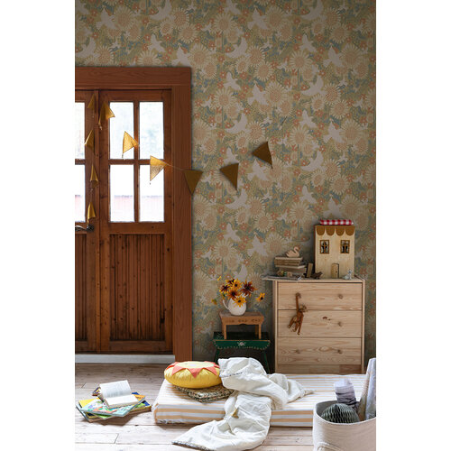 Dutch Wallcoverings Langtan - Drömma Yellow - Geel