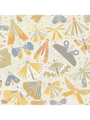 Dutch Wallcoverings Langtan - Flyga Yellow - Geel