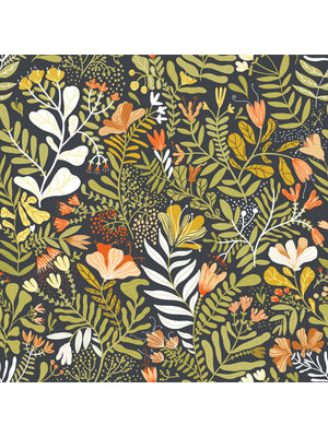 Dutch Wallcoverings Lina - Brittsommar Yellow - Geel