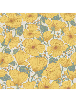 Dutch Wallcoverings Lina II - Matilda Yellow - Geel