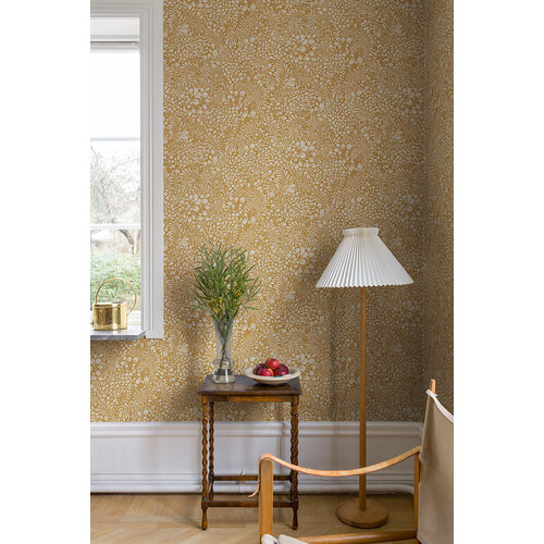 Dutch Wallcoverings Lina II - Siv Dark Yellow - Geel