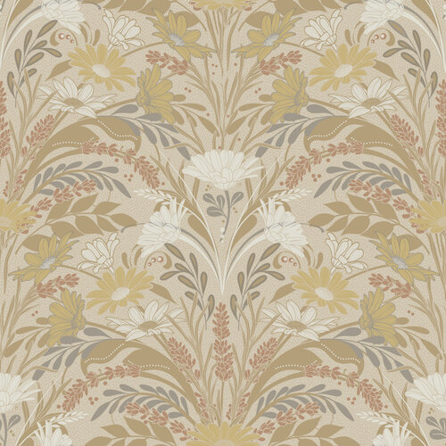 Dutch Wallcoverings Sunnano - Värmdö Yellow - Geel