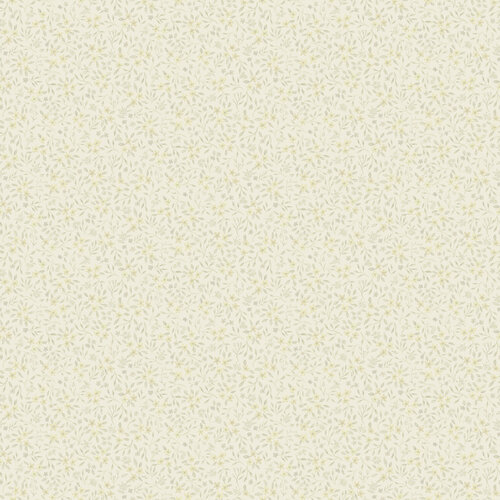 Dutch Wallcoverings Rosenlycka - Mini Flowers Yellow - Geel/Groen/Blauw