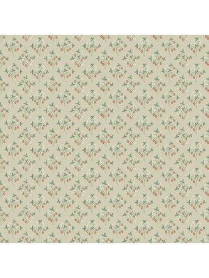 Dutch Wallcoverings FC Rosenlycka- Strawberries Yellow - 43124