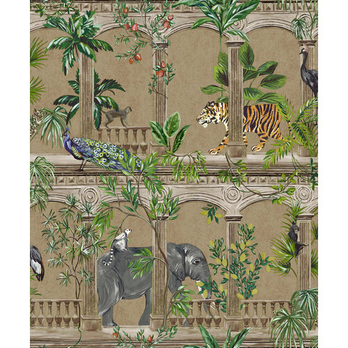 Dutch Wallcoverings Cascading Gardens - Petra - Gold