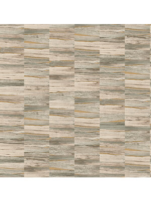 Dutch Wallcoverings Artisan Metallic Wood - Gold/Green