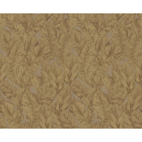 Dutch Wallcoverings Roberto Cavalli 9 - Bladeren - Goud