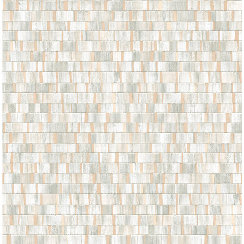 Dutch Wallcoverings Artisan Small Metallic Wood - Green/Gilver