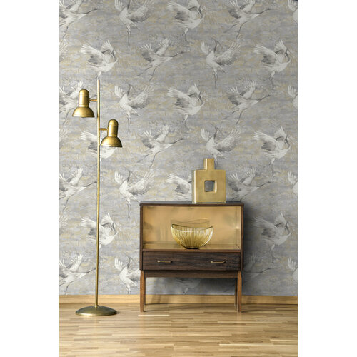 Dutch Wallcoverings Patagonia - Sarus - Grey