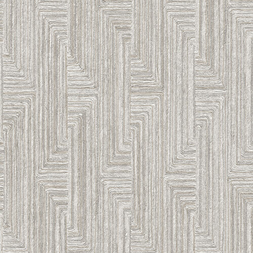 Dutch Wallcoverings Santa Fé Retro String Motif - Grey
