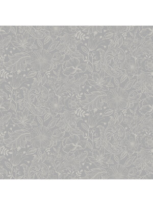 Dutch Wallcoverings Angas - Wilma Grey - Grijs