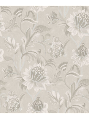 Dutch Wallcoverings Arabesque - Cecelia Dove Grey - Grijs Dutch Wallcoverings Arabesque - Cecelia Dove Grey - Grijs